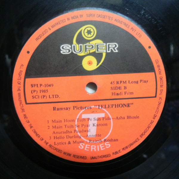 Telephone Lp Record Rgh India
