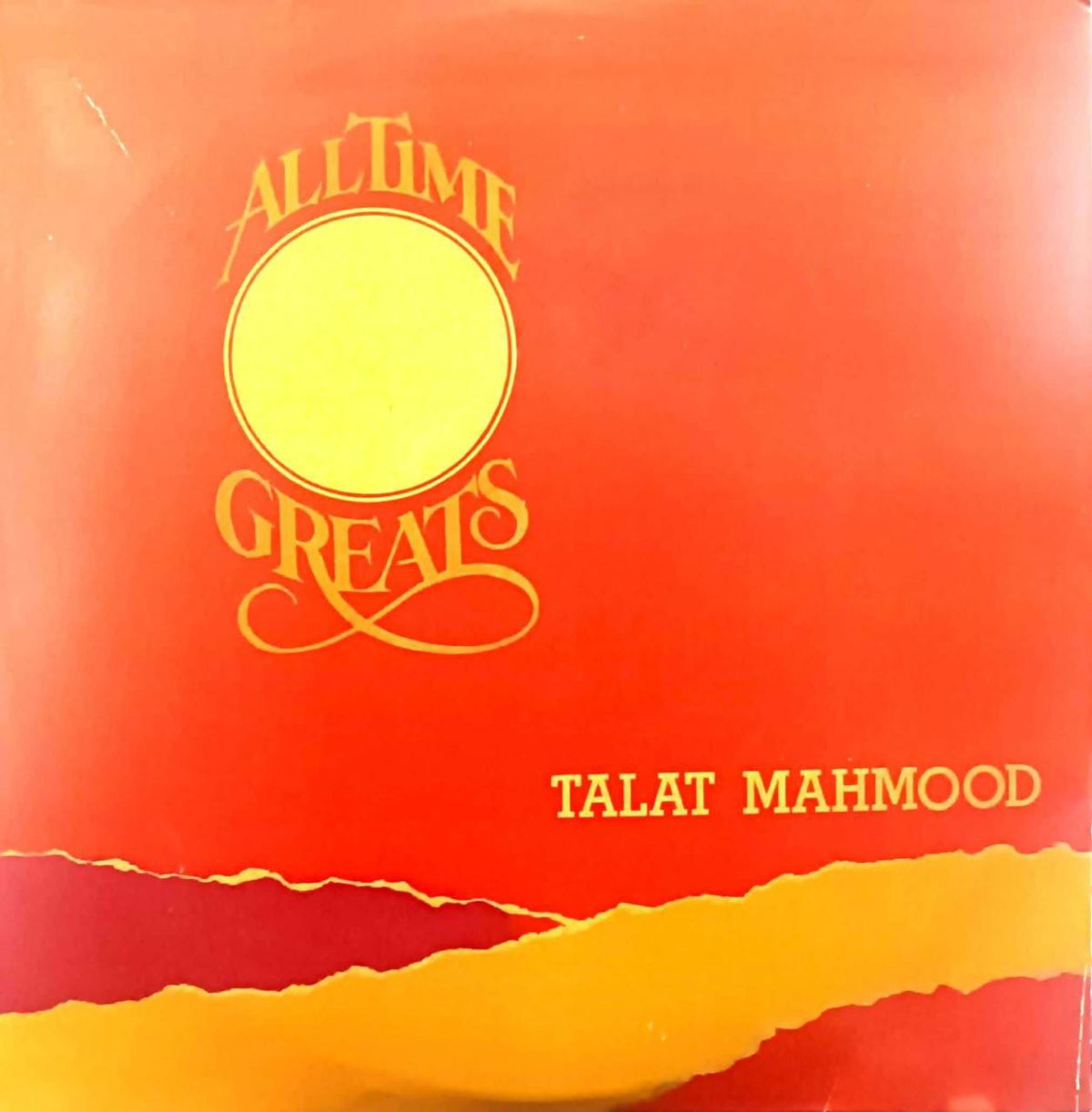 All-Time Greats Talat Mahmood;vinyl_record gramophone house