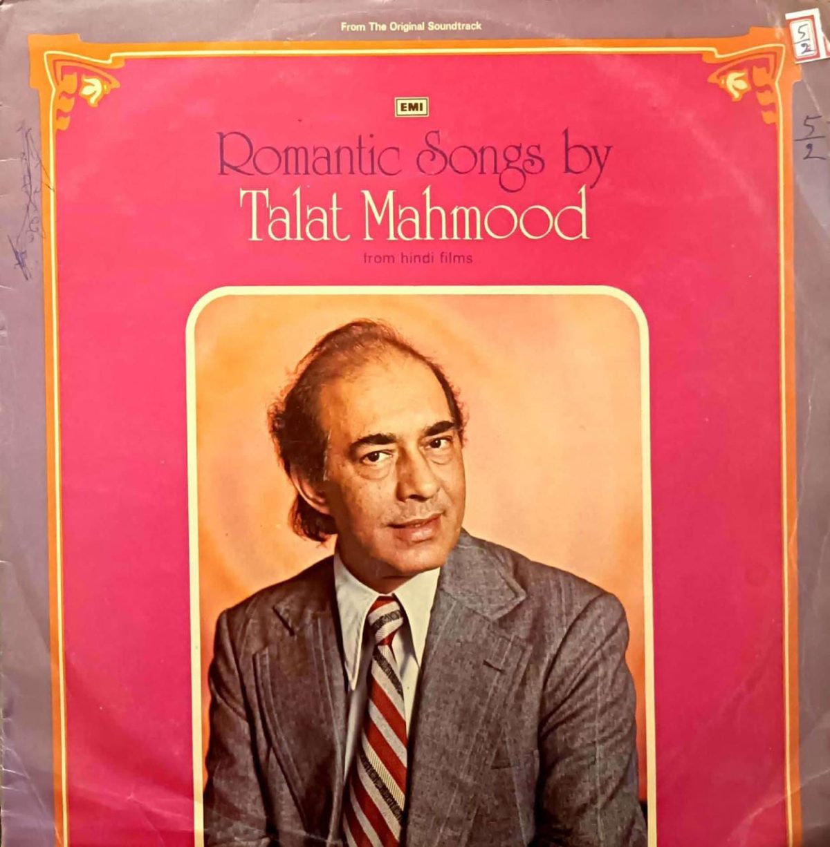 Romantic Songs By Talat Mahmood;vinyl_record gramophone house