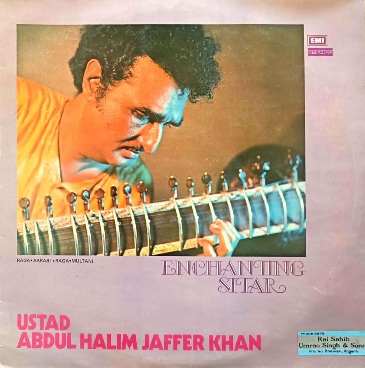 Ustad Abdul Halim Jaffer Khan;vinyl_record gramophone house