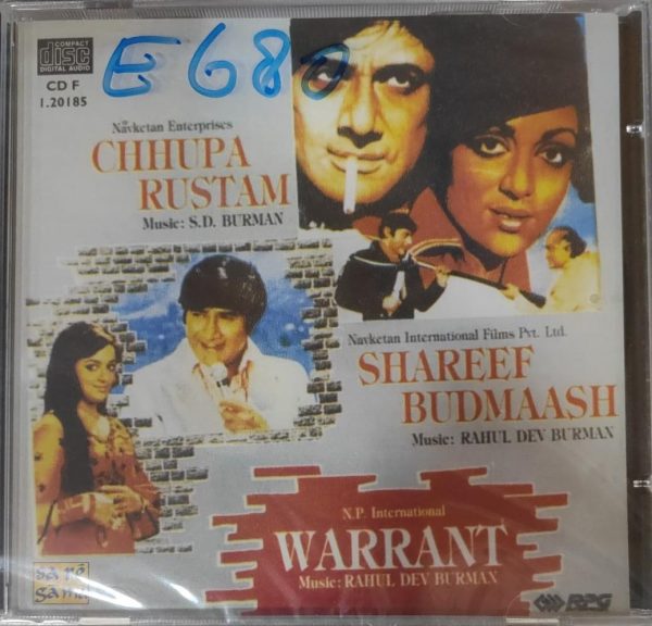 Chhupa Rustam / Shareef Budmaash / Warrant;audio_cd gramophone house