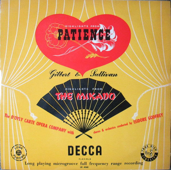 Gilbert & Sullivan;vinyl_record gramophone house