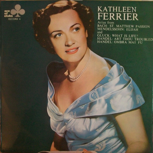 Kathleen Ferrier;vinyl_record gramophone house