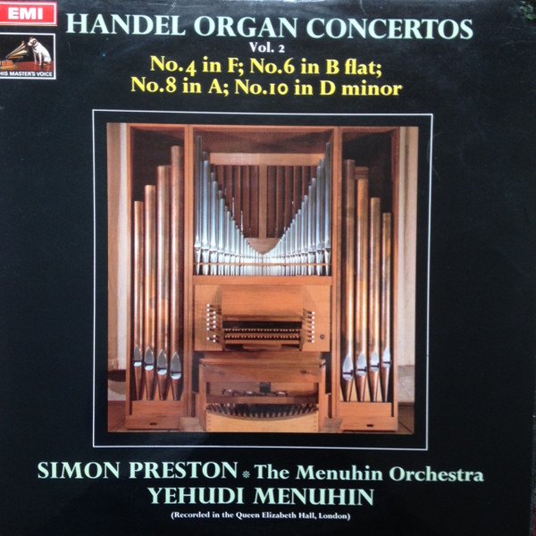 Organ Concertos Vol. 2;vinyl_record gramophone house