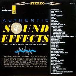 Authentic Sound Effects Volume 5;vinyl_record gramophone house