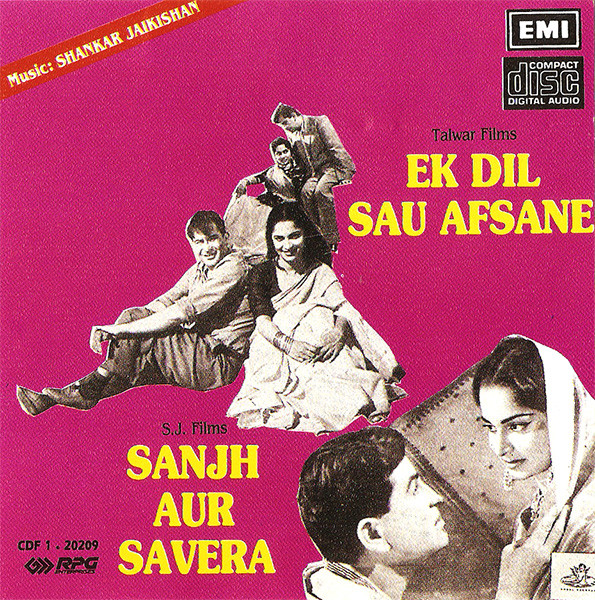 Ek Dil Sau Afsane / Sanjh Aur Savera;audio_cd gramophoneh house