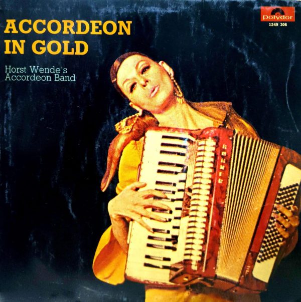 Accordeon In Gold;vinyl_record gramophone house
