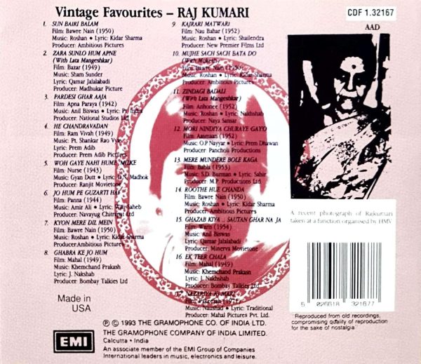 Raj Kumari;audio_cd gramophone house