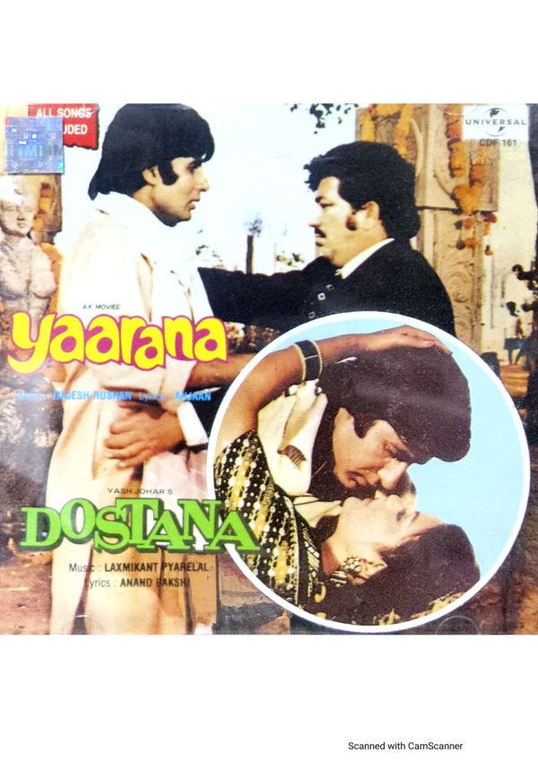 Yaaran/ Dostana;audio_cd gramophonne house
