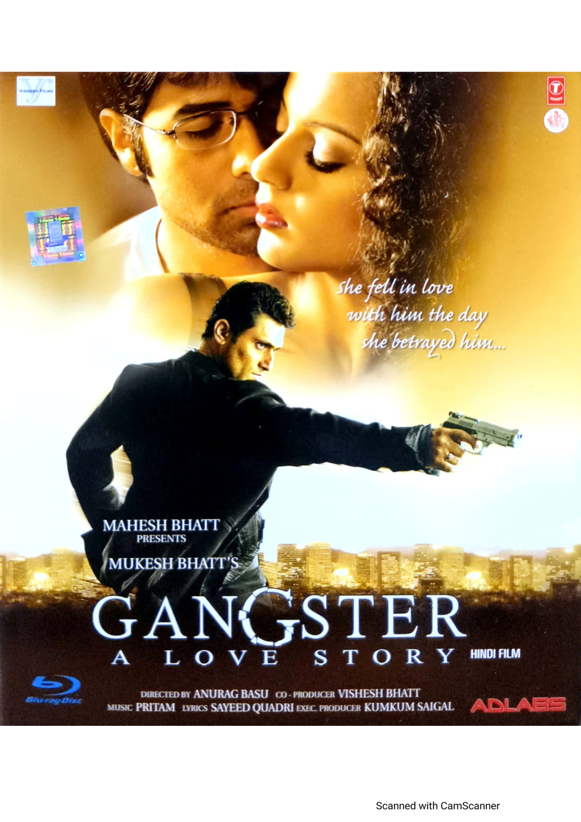 Gangster, Bollywood Movie, Hindi, Blu-ray